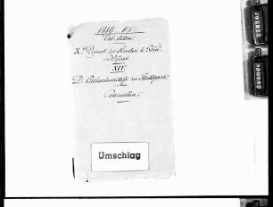 Miszellen (1819-1903)
