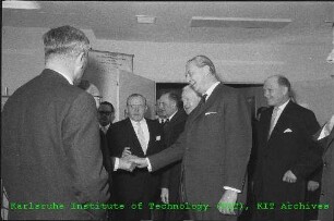 Besuch von Dr. Karl Heinrich Lübke (Bundespräsident der Bundesrepublik Deutschland (BRD)) am Kernforschungszentrum Karlsruhe (KfK)