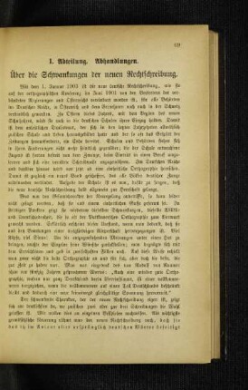 Über die Schwankungen der neuen Rechtschreibung