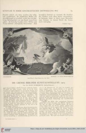 Die große Berliner Kunstausstellung 1904