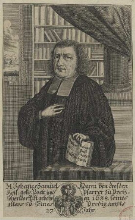 Bildnis des Johanes Samuel Adami