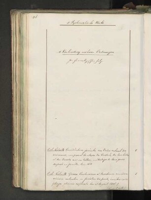 d. Verbindung mehrerer Ordnungen.