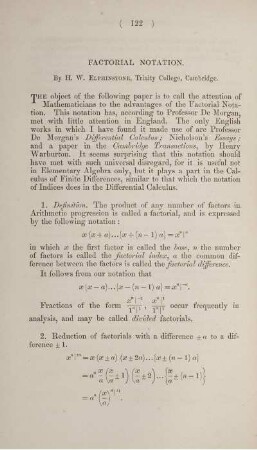 Factorial notation.