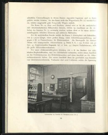 Laboratorium des Dozenten für Eisenhüttenwesen (Nr. 3).