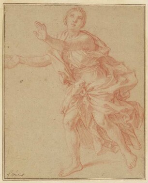 Fliehende Frau