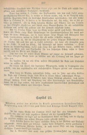 Capitel 23. Münden unter der wieder in Kraft getretenen Hannöverischen Regierung von 1813 bis zum Tode des Königs Ernst August 1851