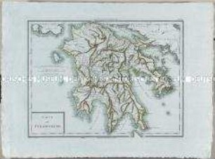 Atlas Nouveau: Carte du Péloponèse