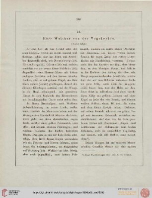 Herr Walther von der Vogelweide