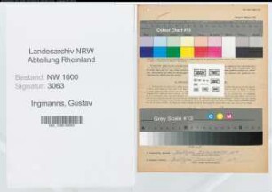 Entnazifizierung Gustav Ingmanns, geb. 04.06.1888 (Anstreicher)