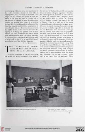 35: The twenty-third exhibition of the vieenna secession