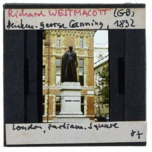 London, Westmacott, Denkmal des George Canning