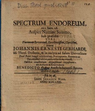 Spectrum Endoreum : ex 1. Sam. 28.