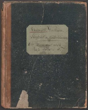 Das Rheingold : [Historisches Aufführungsmaterial der Bayerischen Staatsoper], 5. 3 Instr.-St.: Waldhorn 6 and B-Tuba 1, Waldhorn 7 and T-Tuba 2, Waldhorn 8 and b-Tuba 2