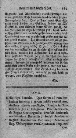 Bibliotheca botanica. Tom.I.
