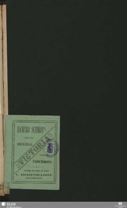 Richard Schmidt's Geniale Original Neue Familien-Nähmaschine Victoria
