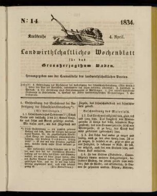 No 14. 4. April. 1834