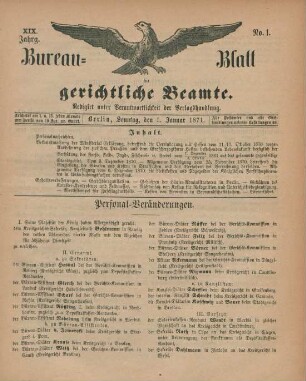 1. Januar-1. Dezember = No. 1-23