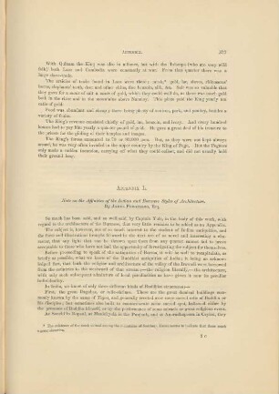 Appendix L. Note on the Affinities of the Indian and Burmese Styles of Architecture