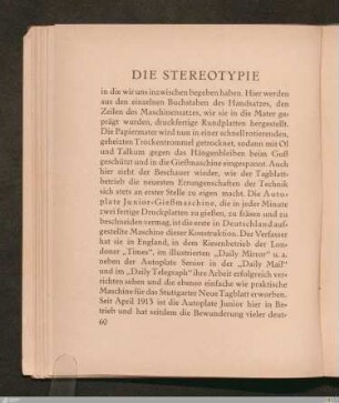 Die Stereotypie