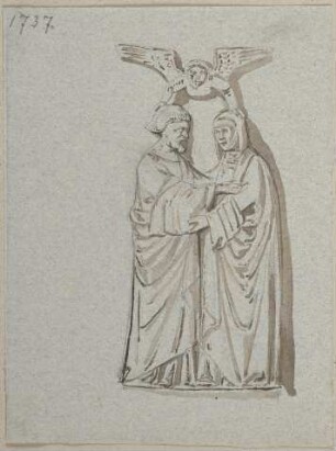 Elfenbeinarbeiten - Maria und Josef (?)
