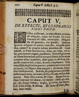 Caput V. De Effectu, Et Contrariis Fidei Pactæ.