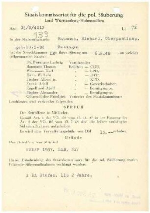 Baumann, Richard