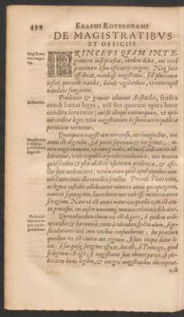 De Magistratibus Et Officiis.