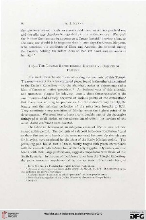 § 13: The temple repositories: Decorative objects of faience