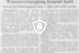 Wasserversorgung kommt bald