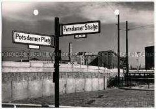 Berlin, Mauer am Potsdamer Platz