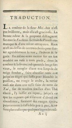 Traduction