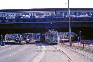 Hamburg: Berliner Tor: Straßenbahn