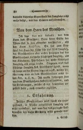 Von dem Harn des Menschen