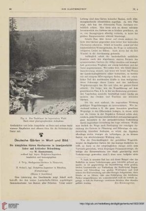 4: Die königlichen Gärten Oberbayerns in kunstgeschichtlicher und kritischer Beleuchtung, [5]