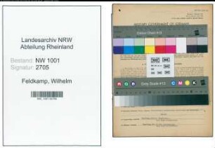 Entnazifizierung Wilhelm Feldkamp, geb. 18.08.1903 (Landwirt)