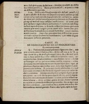 Caput III. De Signis Diagnosticis Et Prognosticis Pleuripnevmoniæ.