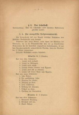 § 2. Der Lehrstoff