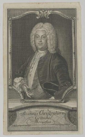 Bildnis des Joannes Christophorus Gottsched