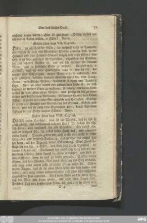 Gebet über das VII. Capitel.
