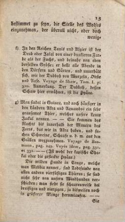 Herrn von Buffons Naturgeschichte der vierfüßigen Thiere, 15