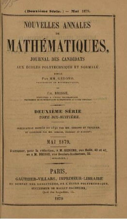 Mai 1879.