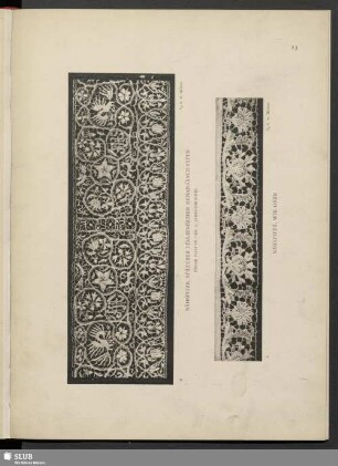 Nähspitze, späterer italienischer Renaissance-Typus