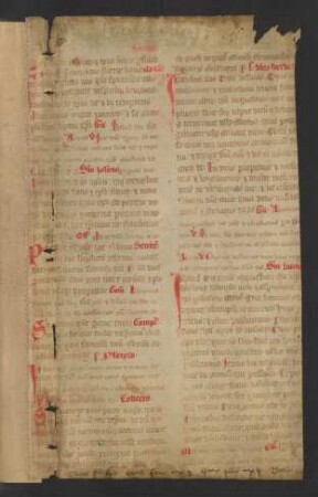 Fragment 1 (hinteres Spiegelbl., abgelöst, 14. Jh., 2. Hälfte)