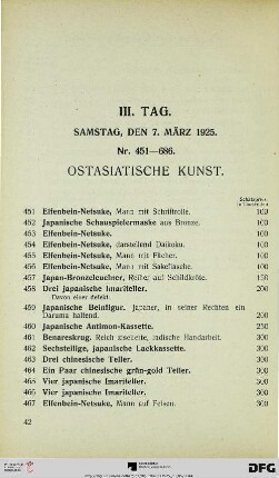 Ostasiatische Kunst (Nr. 451-491)