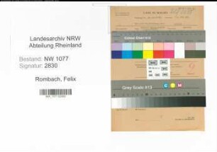 Entnazifizierung Felix Rombach , geb. 00.00.0000 (Polizist)