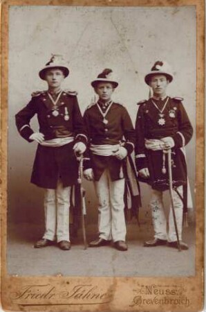 Neusser Jägerkorps: Eichenlaub, 1896