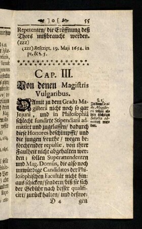 55-59, Caput III