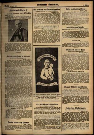 Zweite Ausgabe vom Dienstag, den 03. April 1934.