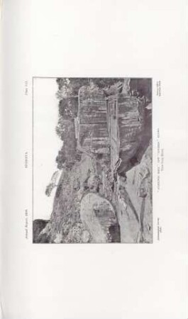 Plate VII. Sígiriya. "Audience Hall" and "Cistern" Rocks. View from North