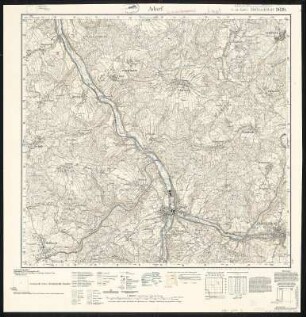 Meßtischblatt 5639 : Adorf, 1942 : Adorf. - Umdr.-Ausg., aufgen. 1908, hrsg. 1913, bericht. - 1:25000. - Leipzig, 1942. - 1 Kt.